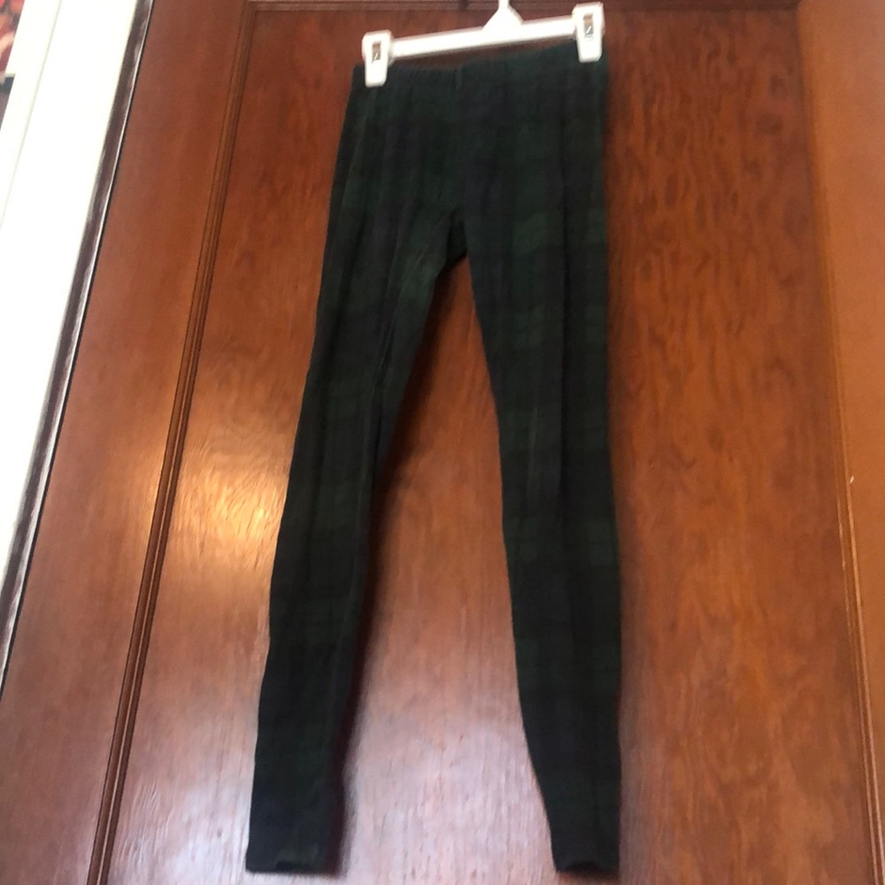 plaid leggings